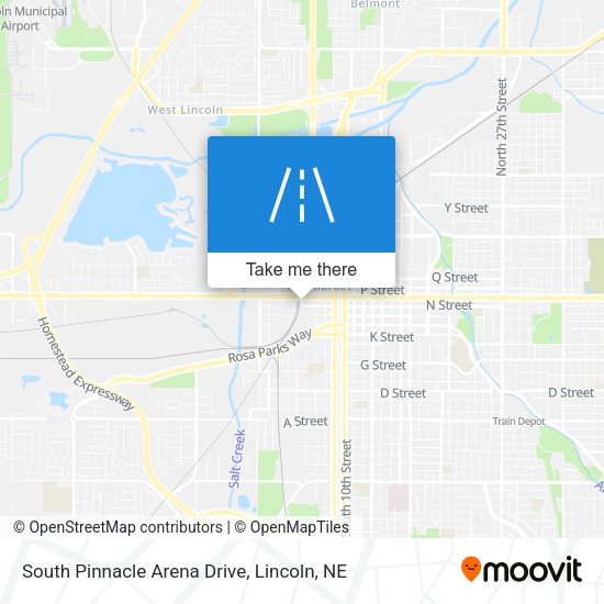 South Pinnacle Arena Drive map