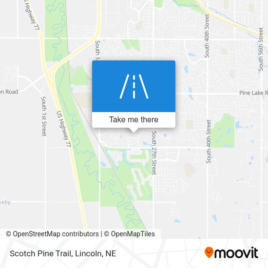 Scotch Pine Trail map