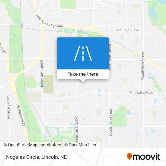 Mapa de Nogales Circle