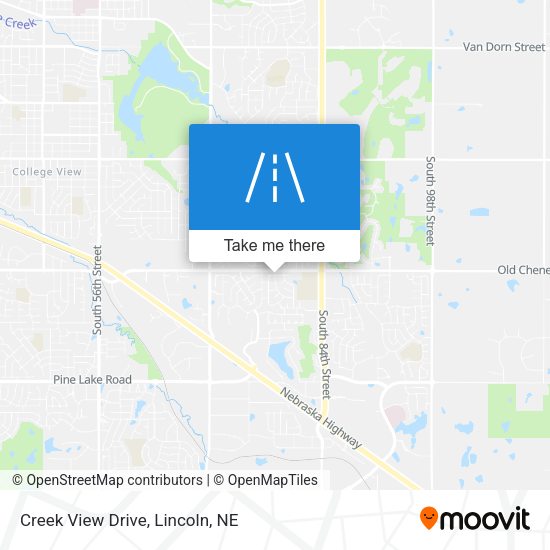 Creek View Drive map