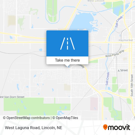 Mapa de West Laguna Road