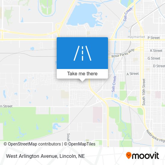 Mapa de West Arlington Avenue