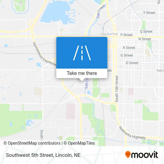 Mapa de Southwest 5th Street