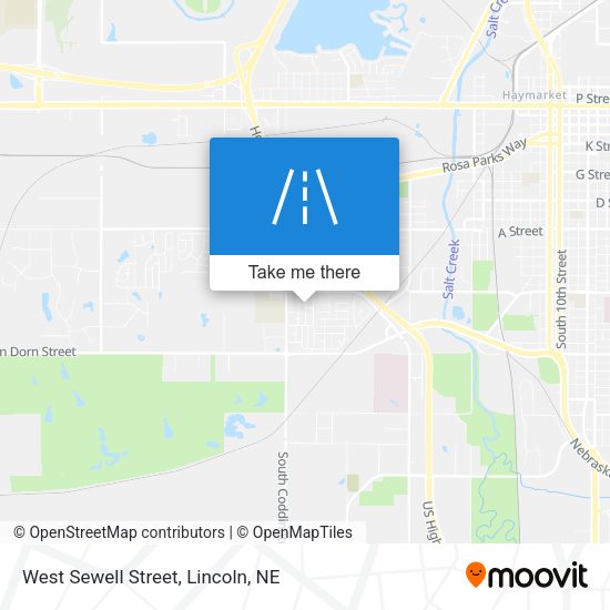 Mapa de West Sewell Street