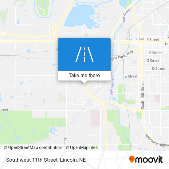 Southwest 11th Street map