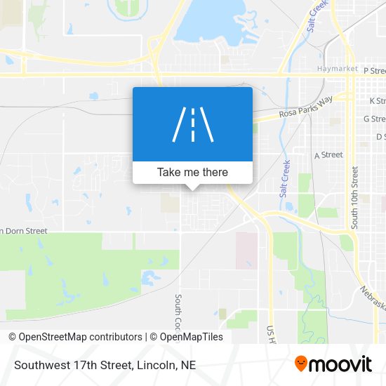 Mapa de Southwest 17th Street
