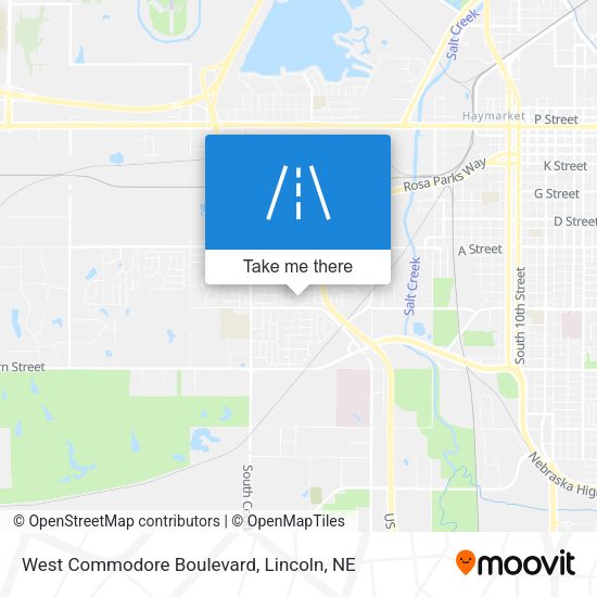 Mapa de West Commodore Boulevard