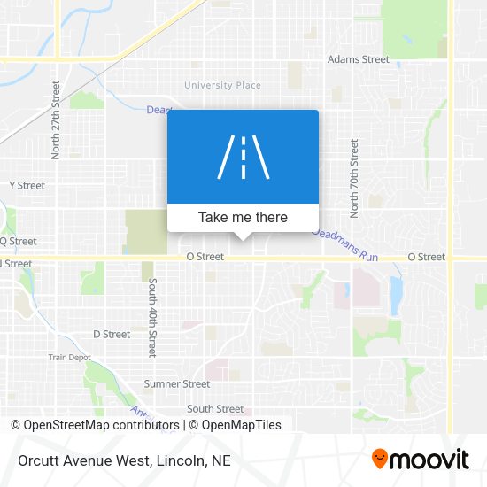 Orcutt Avenue West map
