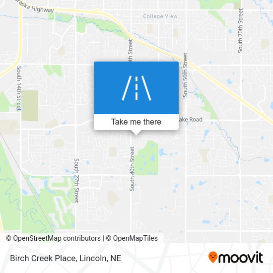 Birch Creek Place map