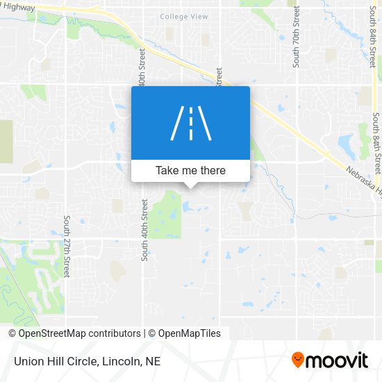 Mapa de Union Hill Circle