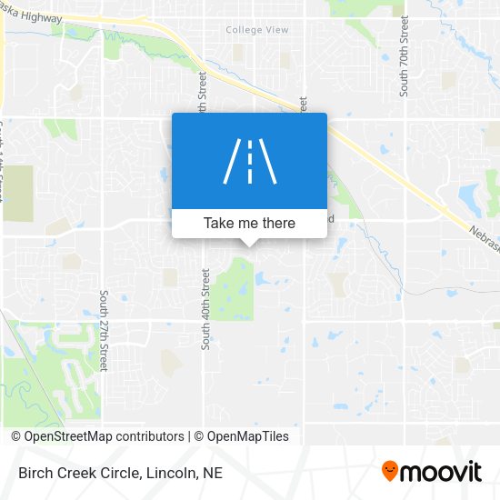 Birch Creek Circle map