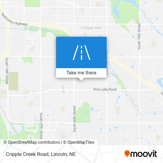Cripple Creek Road map