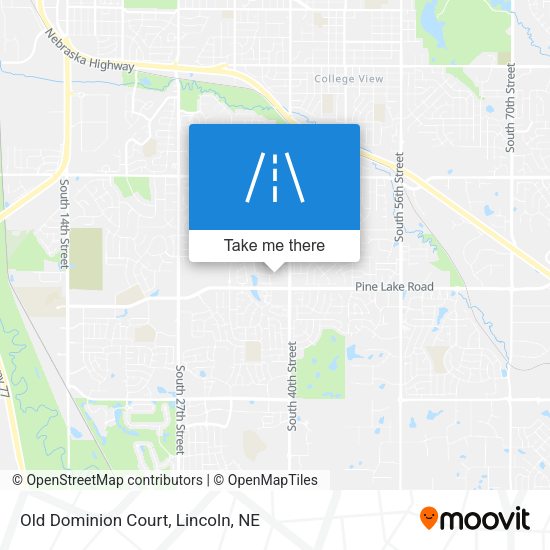 Mapa de Old Dominion Court