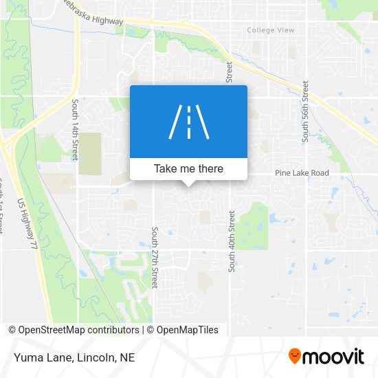 Mapa de Yuma Lane