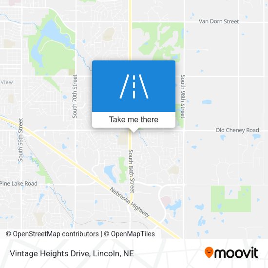 Vintage Heights Drive map