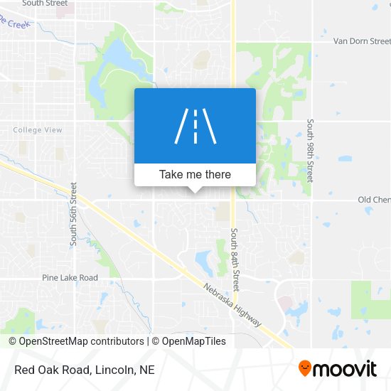 Mapa de Red Oak Road