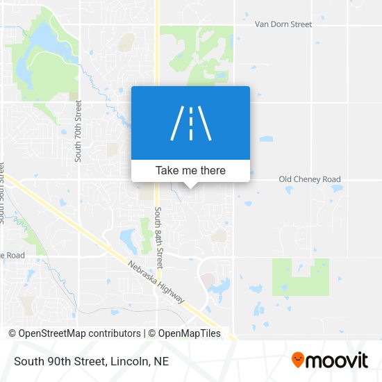 Mapa de South 90th Street