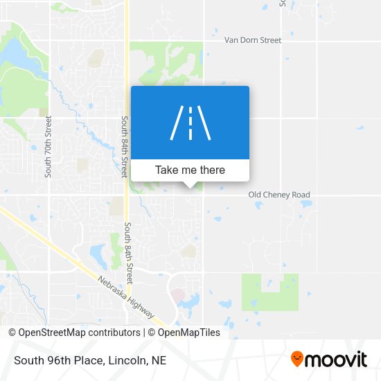 Mapa de South 96th Place