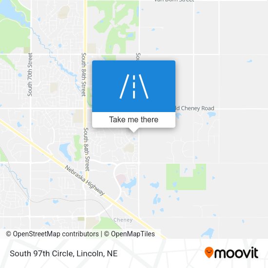 Mapa de South 97th Circle