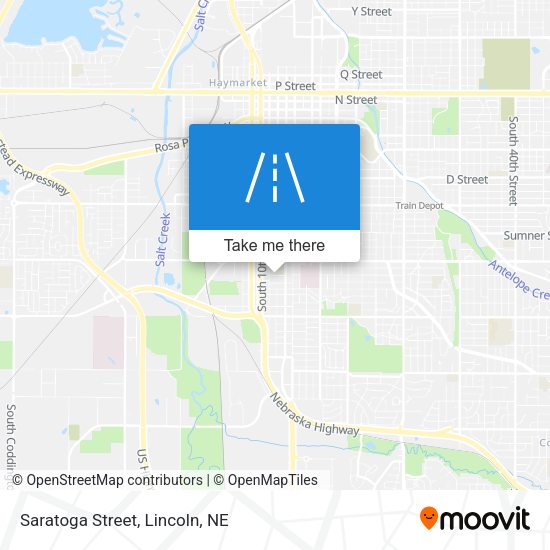Mapa de Saratoga Street