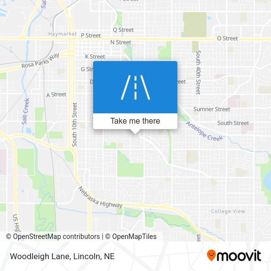 Mapa de Woodleigh Lane