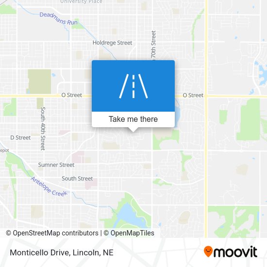 Mapa de Monticello Drive