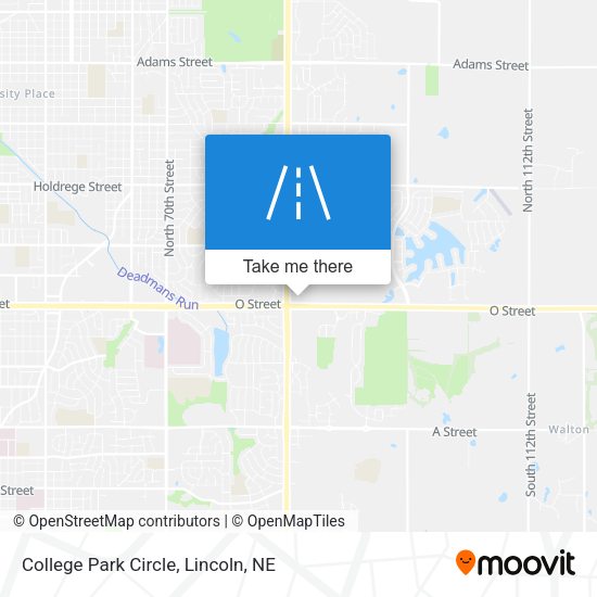 Mapa de College Park Circle