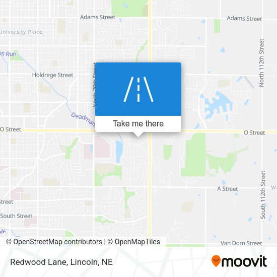 Mapa de Redwood Lane