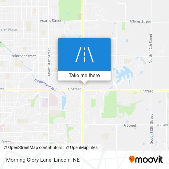 Morning Glory Lane map