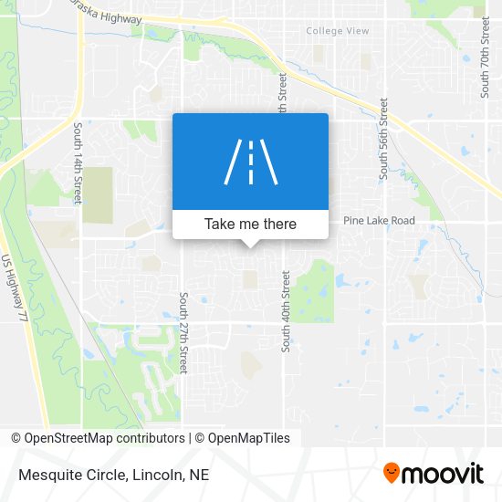 Mapa de Mesquite Circle