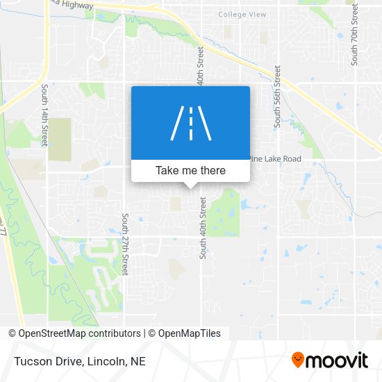 Mapa de Tucson Drive
