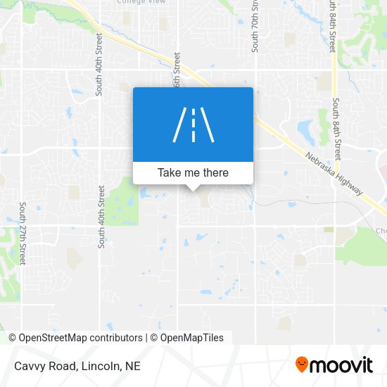 Mapa de Cavvy Road