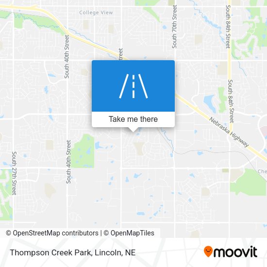 Thompson Creek Park map