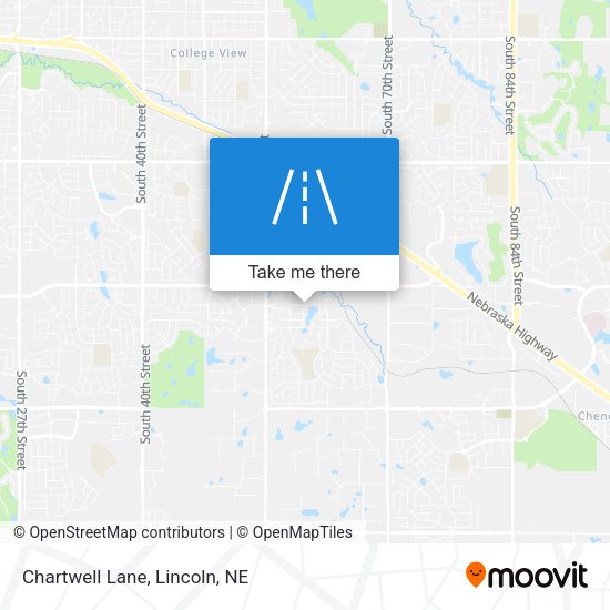 Chartwell Lane map