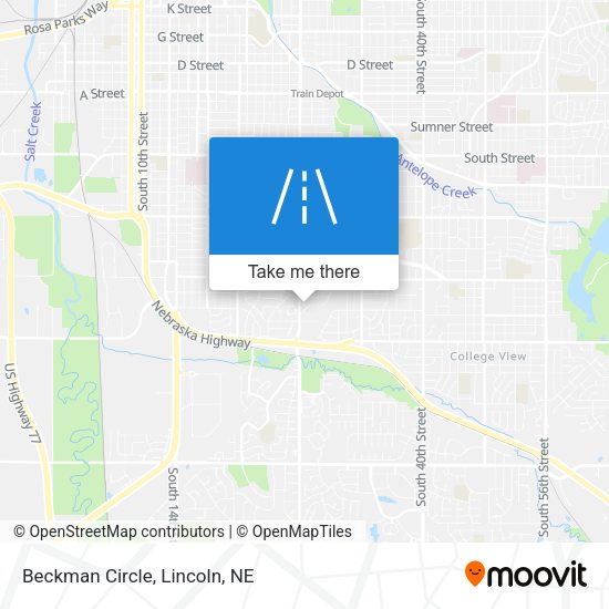 Mapa de Beckman Circle