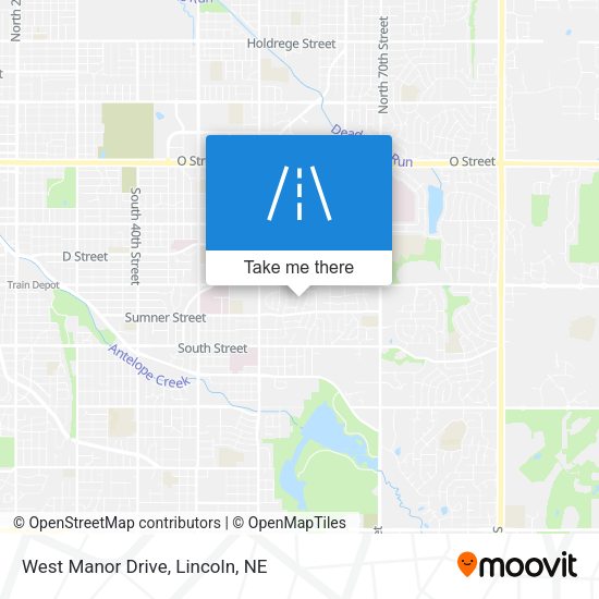 Mapa de West Manor Drive