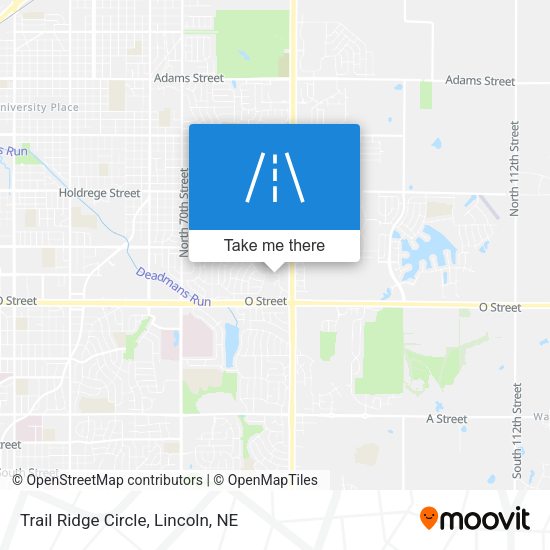 Trail Ridge Circle map