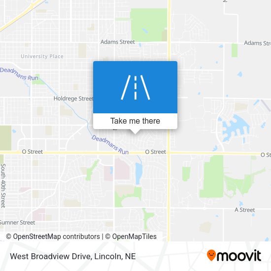 Mapa de West Broadview Drive