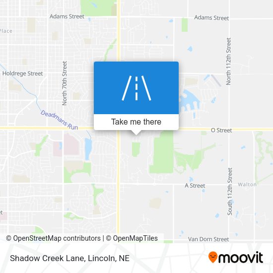 Mapa de Shadow Creek Lane
