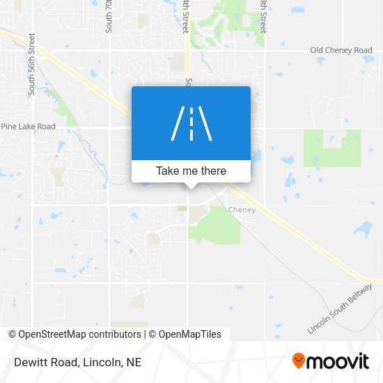 Mapa de Dewitt Road