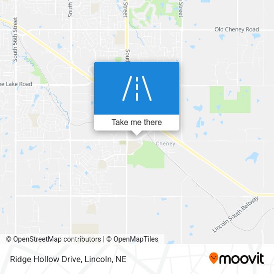 Ridge Hollow Drive map