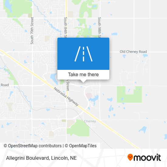 Allegrini Boulevard map