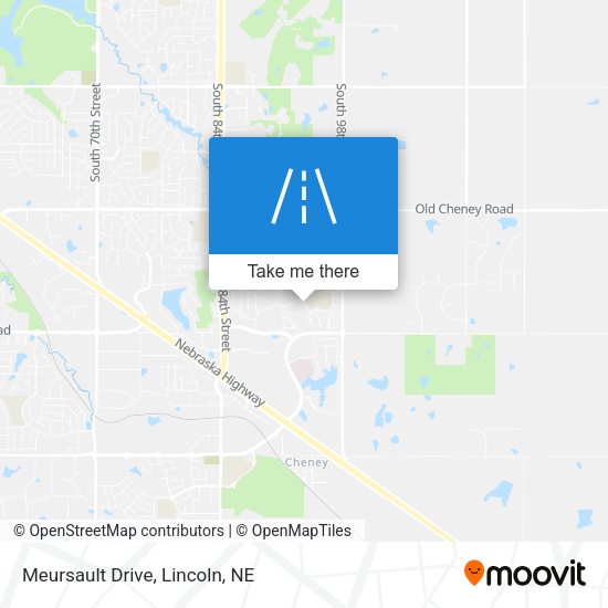 Mapa de Meursault Drive
