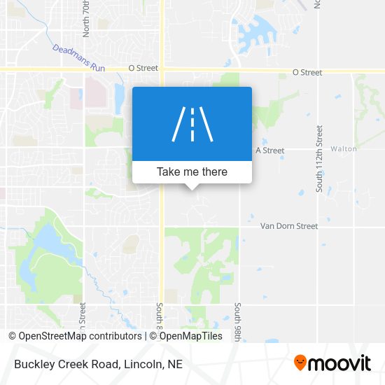 Buckley Creek Road map