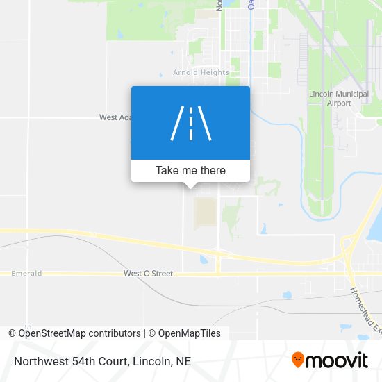 Mapa de Northwest 54th Court