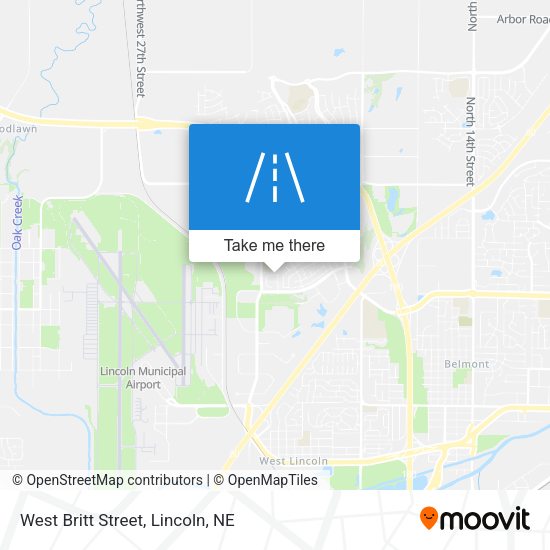 Mapa de West Britt Street