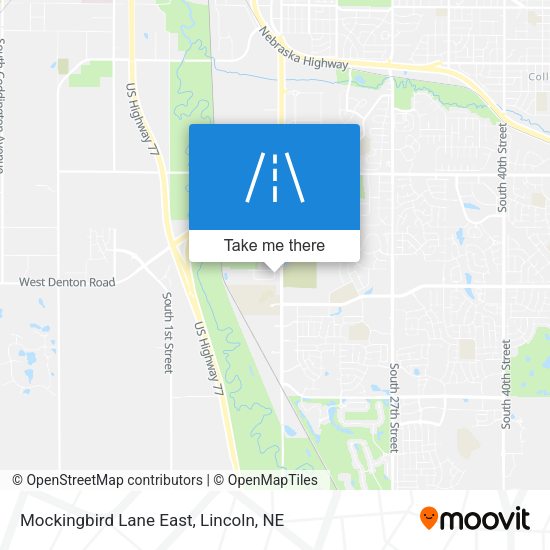 Mapa de Mockingbird Lane East