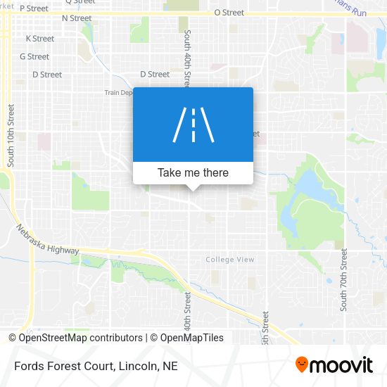 Fords Forest Court map