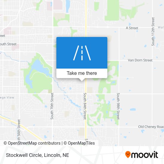 Mapa de Stockwell Circle
