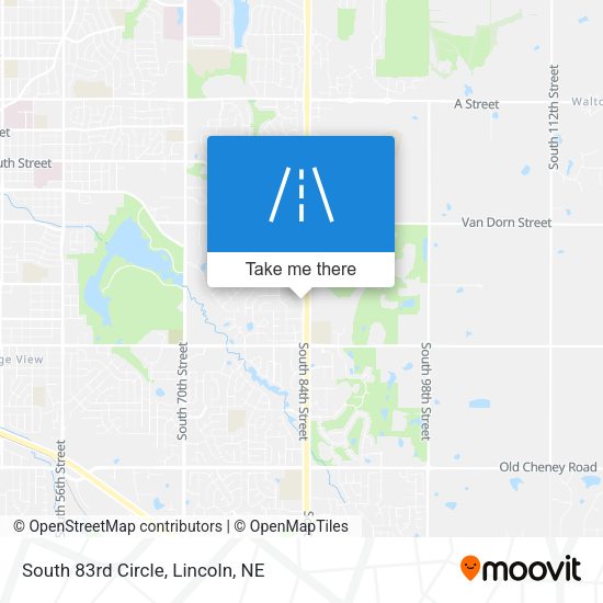 Mapa de South 83rd Circle